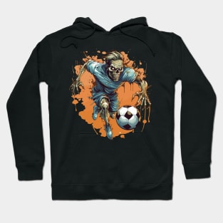 Zombie Football Halloween Design Hoodie